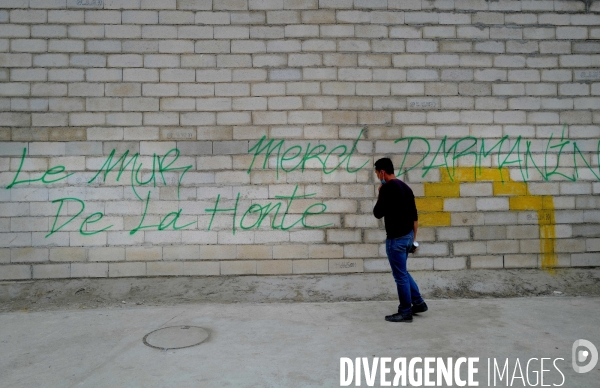 Crack porte de la Villette / le mur de la honte