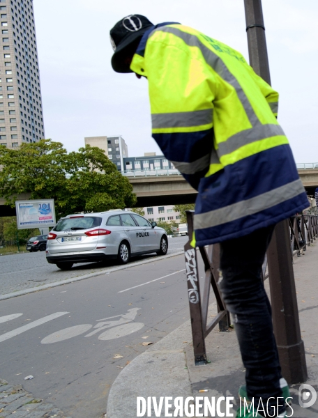 Crack porte de la Villette / le mur de la honte