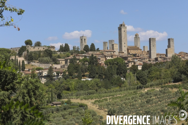 San gimignano, toscane