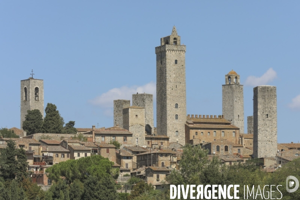 San gimignano, toscane