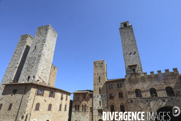 San gimignano, toscane