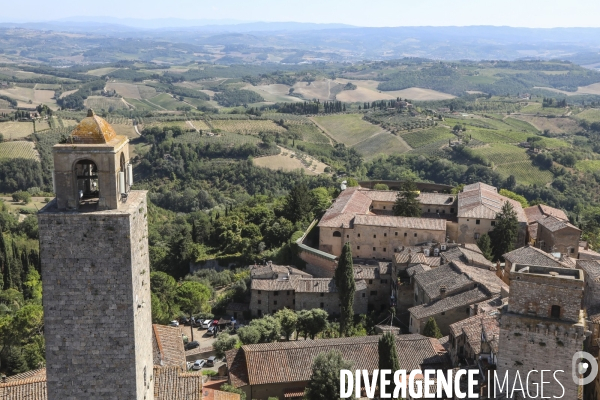 San gimignano, toscane