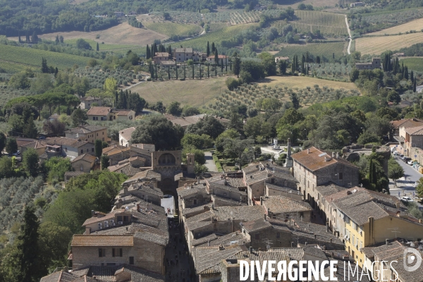 San gimignano, toscane