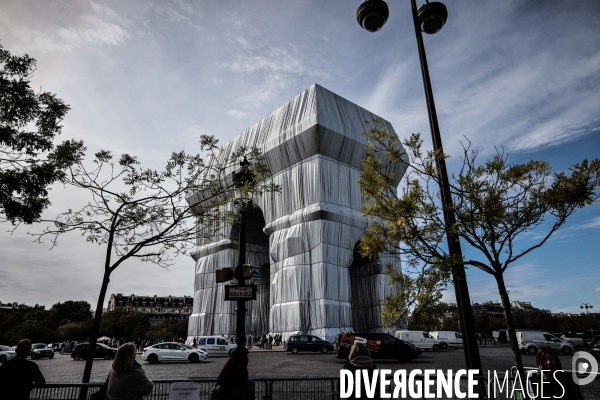 Arc de triomphe empaquete par christo