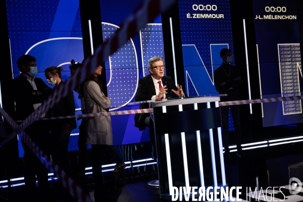 Le debat melenchon - zemmour