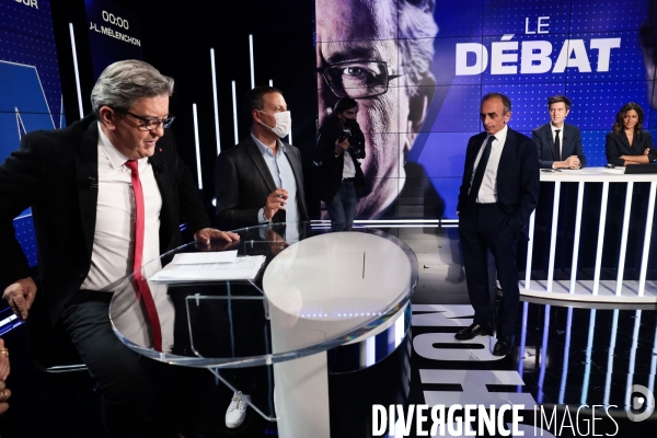 Le debat melenchon - zemmour