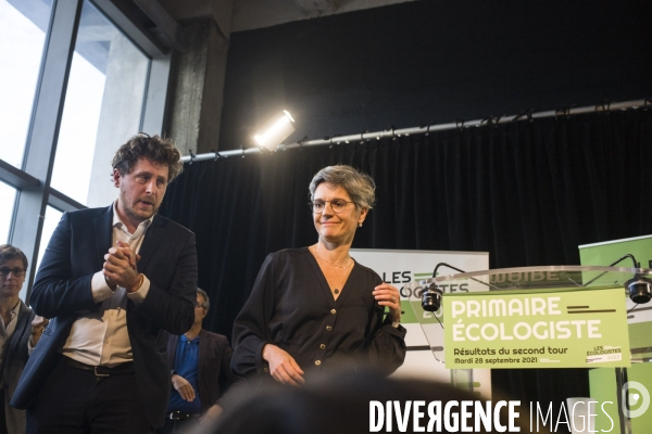 Sandrine rousseau,, candidate a la primaire de europe ecologie les verts