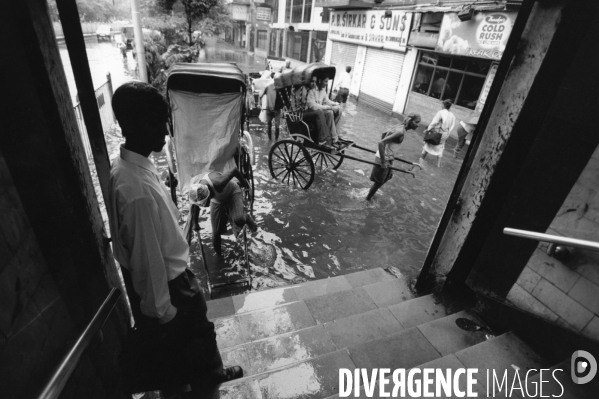 Les « hommes chevaux » de Calcutta, derniers rickshaws humains de la planète