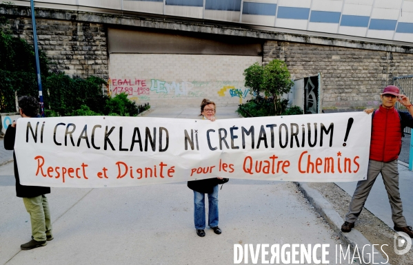 Crack porte de la Villette /  Manifestation des riverains