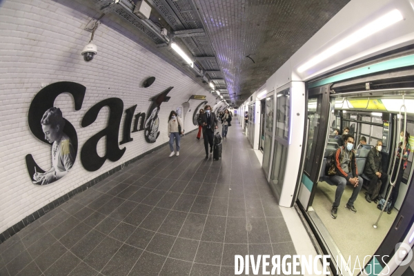 La station saint-germain-des-pres fait peau neuve