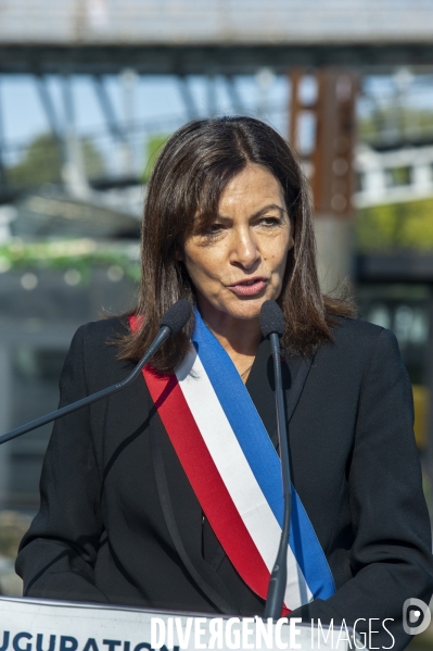 Inauguration de la promenade Edouard Glissant par Anne Hidalgo