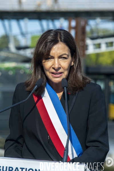 Inauguration de la promenade Edouard Glissant par Anne Hidalgo