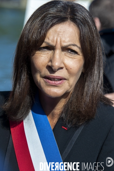 Inauguration de la promenade Edouard Glissant par Anne Hidalgo