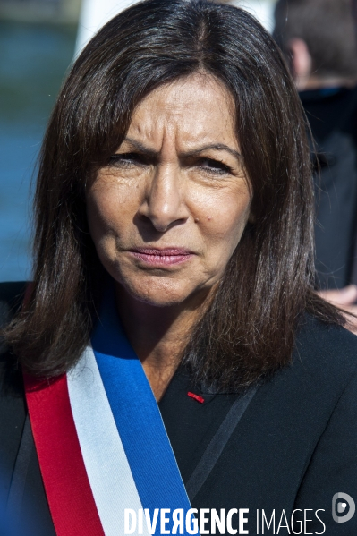 Inauguration de la promenade Edouard Glissant par Anne Hidalgo