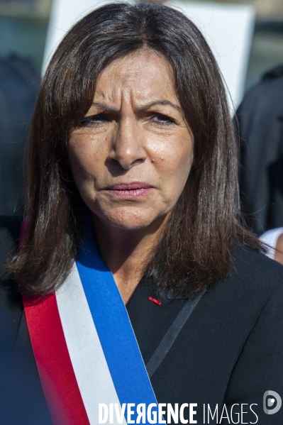 Inauguration de la promenade Edouard Glissant par Anne Hidalgo