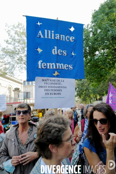 Manifestation pour le droit à l avortement