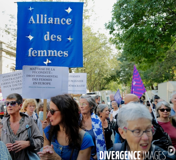 Manifestation pour le droit à l avortement