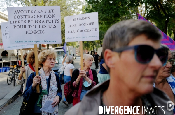 Manifestation pour le droit à l avortement