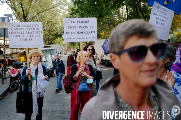 Manifestation pour le droit à l avortement