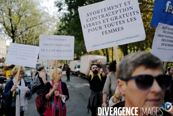 Manifestation pour le droit à l avortement