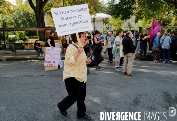 Manifestation pour le droit à l avortement