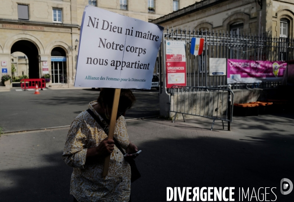 Manifestation pour le droit à l avortement