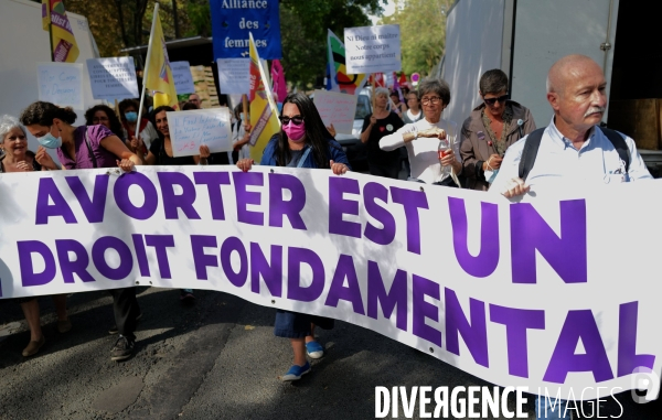 Manifestation pour le droit à l avortement