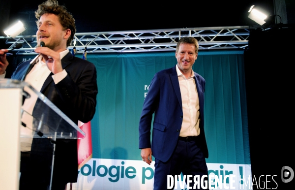 Soiree du second tour de la primaire d europe ecologie les Verts