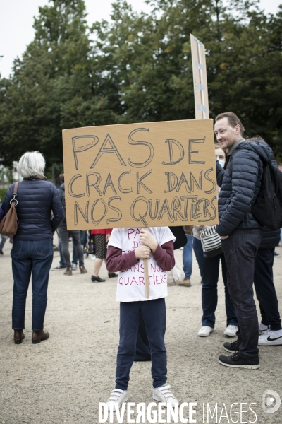 Manifestation anti-crack Paris