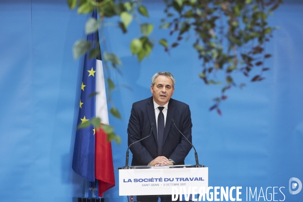 Xavier Bertrand, discours sur le travail