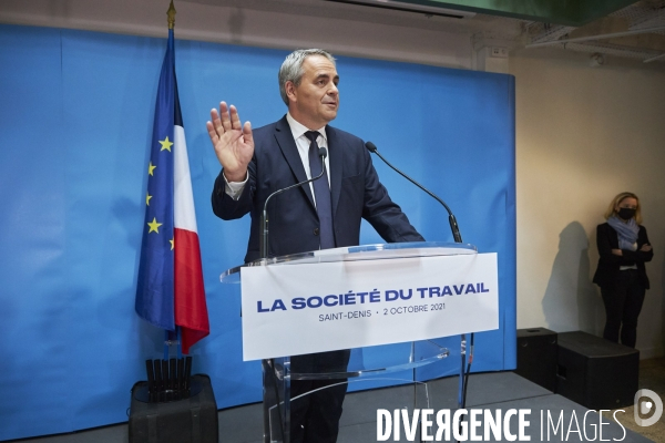 Xavier Bertrand, discours sur le travail