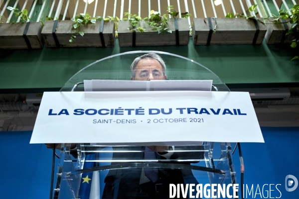 Xavier Bertrand, discours sur le travail