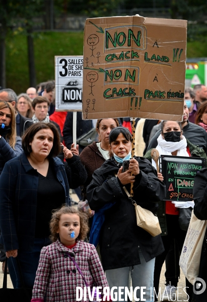 Crack à paris / Manifestation des collectifs d habitants anti crack