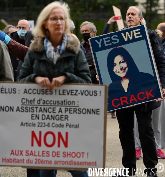 Crack à paris / Manifestation des collectifs d habitants anti crack