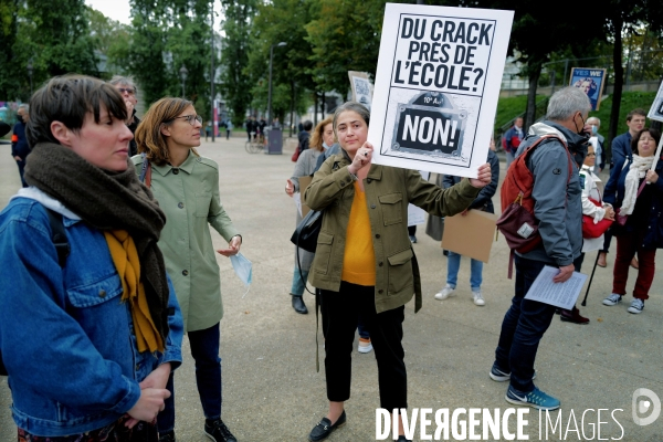 Crack à paris / Manifestation des collectifs d habitants anti crack
