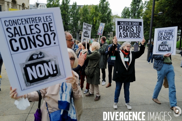 Crack à paris / Manifestation des collectifs d habitants anti crack