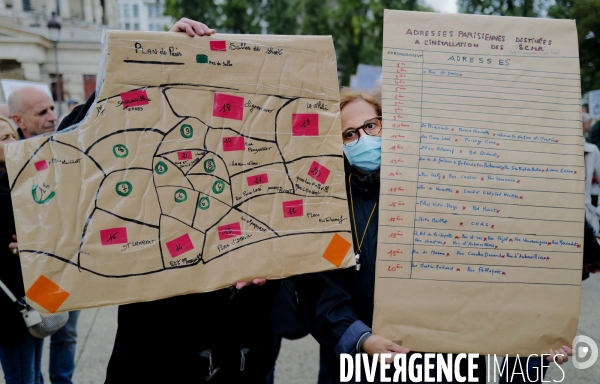 Crack à paris / Manifestation des collectifs d habitants anti crack