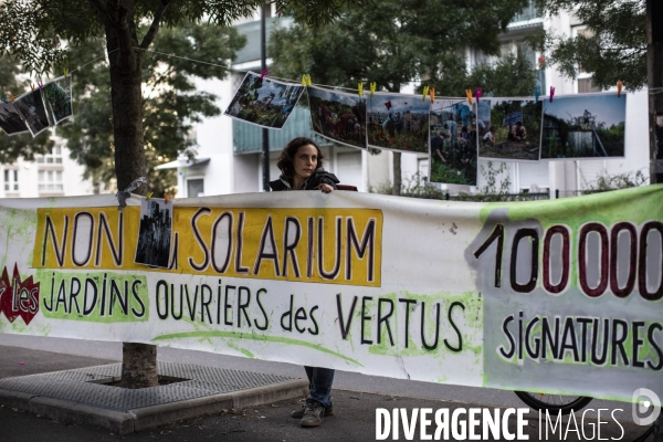 Les jardins ouvriers des vertus a aubervilliers