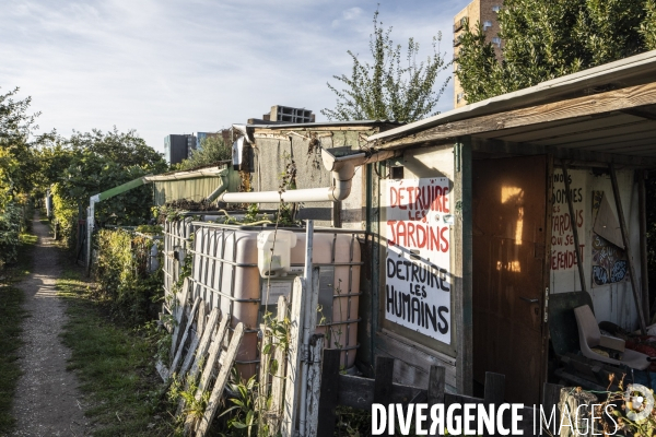 Les jardins ouvriers des vertus a aubervilliers