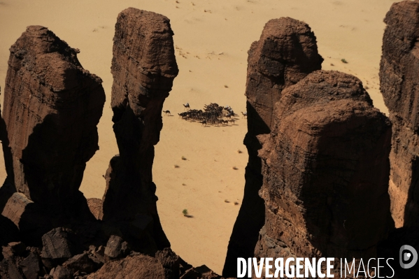 Massif de l Ennedi au nord du Tchad