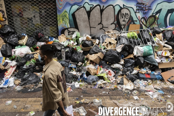Intempéries et grève des poubelles