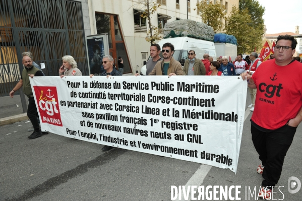 Manisfestation Unitaire à Marseille