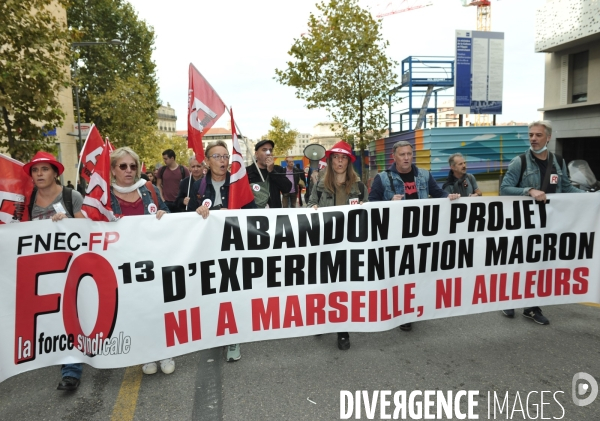 Manisfestation Unitaire à Marseille