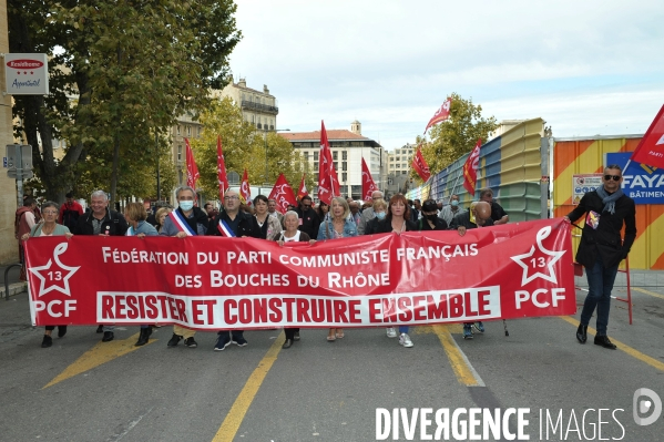 Manisfestation Unitaire à Marseille