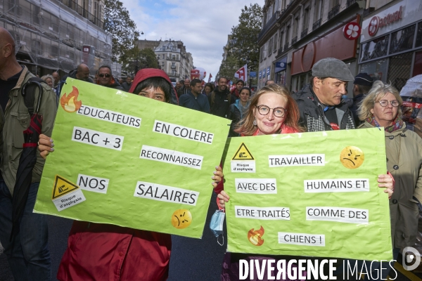 Manifestation unitaire du 5 octobre