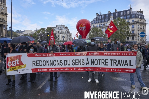 Manifestation unitaire du 5 octobre