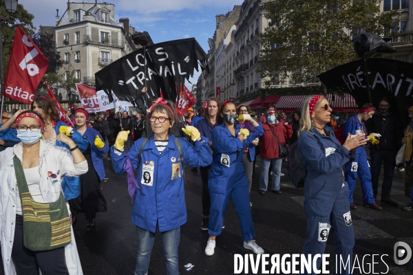 Manifestation unitaire du 5 octobre