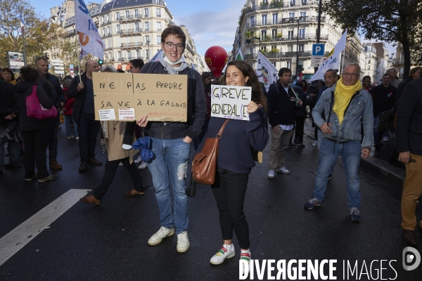 Manifestation unitaire du 5 octobre