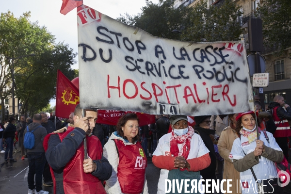 Manifestation unitaire du 5 octobre