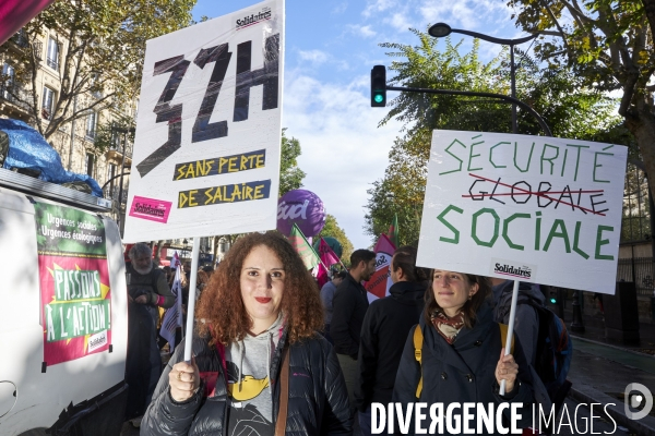 Manifestation unitaire du 5 octobre